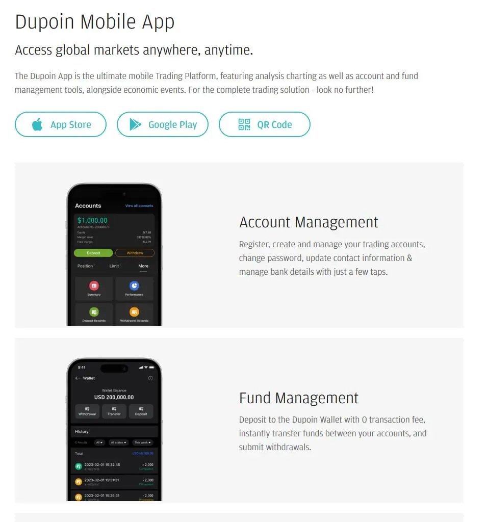 Dupoin app