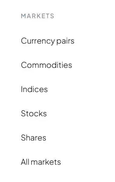 What Can I Trade on OCTAFX?