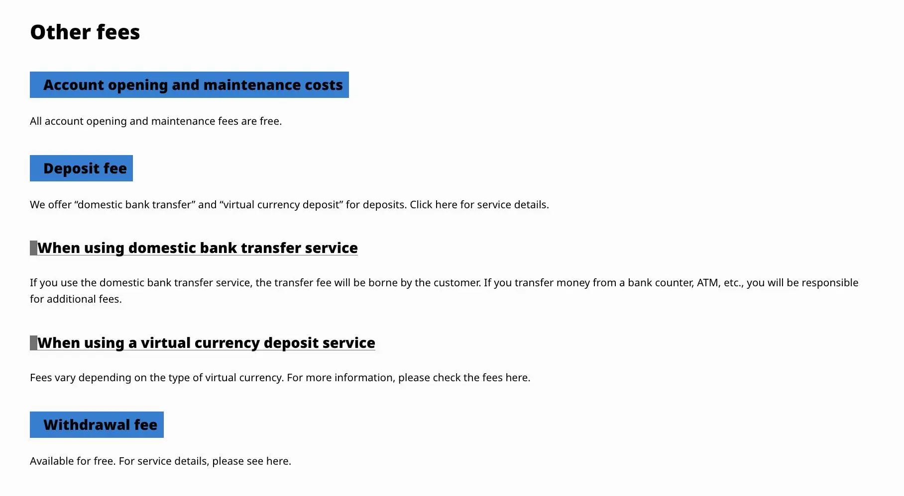 Other Fees