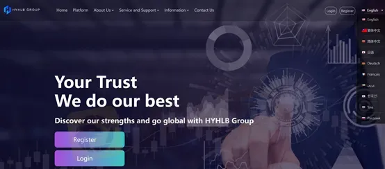 HYHLB Group's homepage