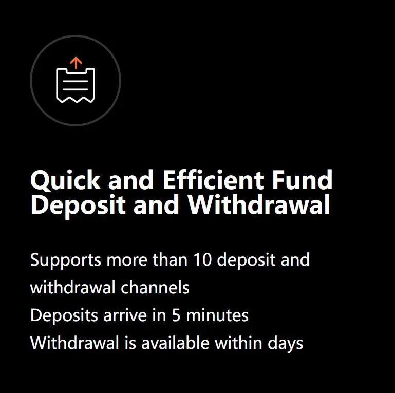Deposit and Withdrawal