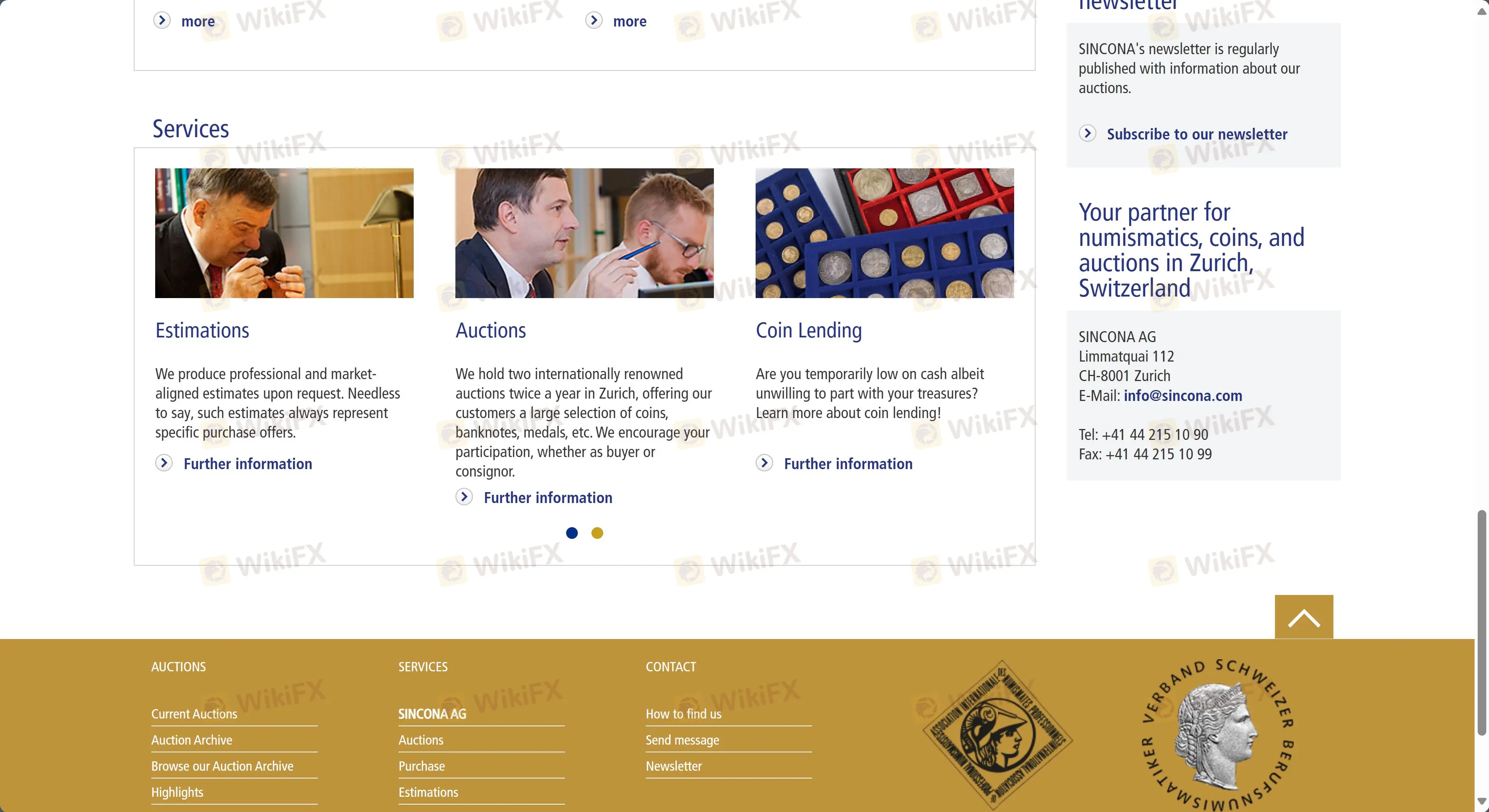 What Can I Trade on SINCONA AG?