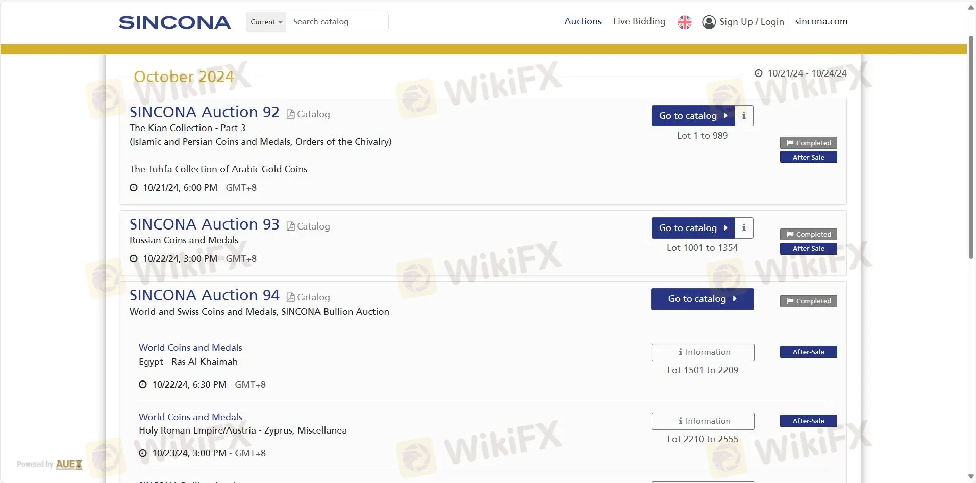 What Can I Trade on SINCONA AG?
