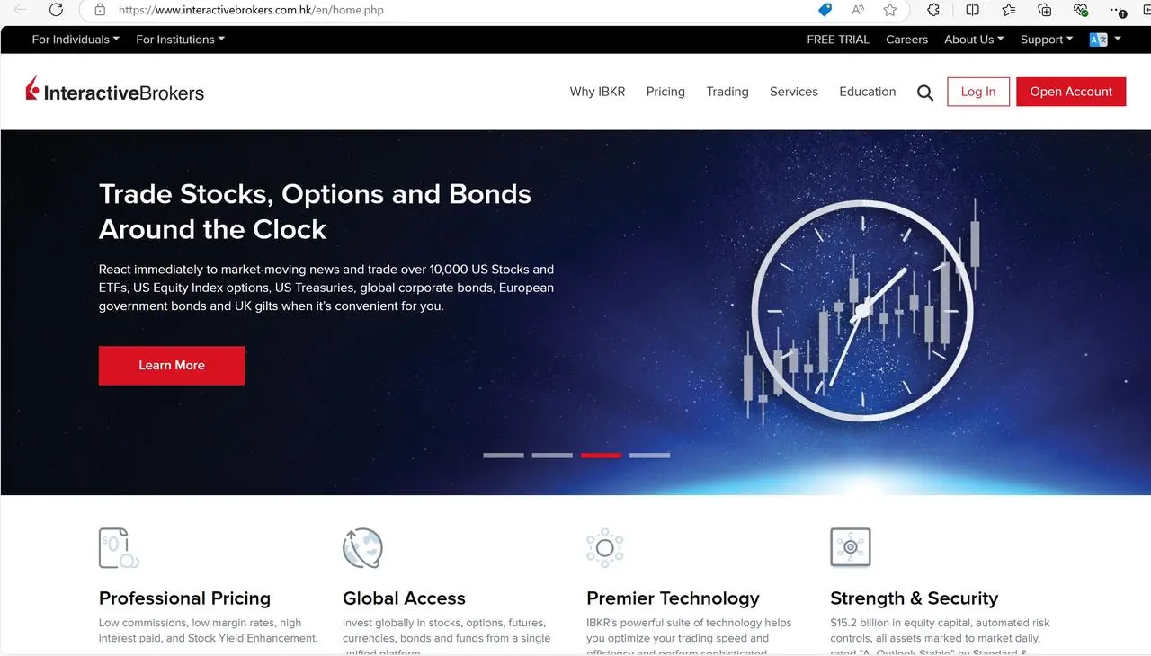 IB's homepage