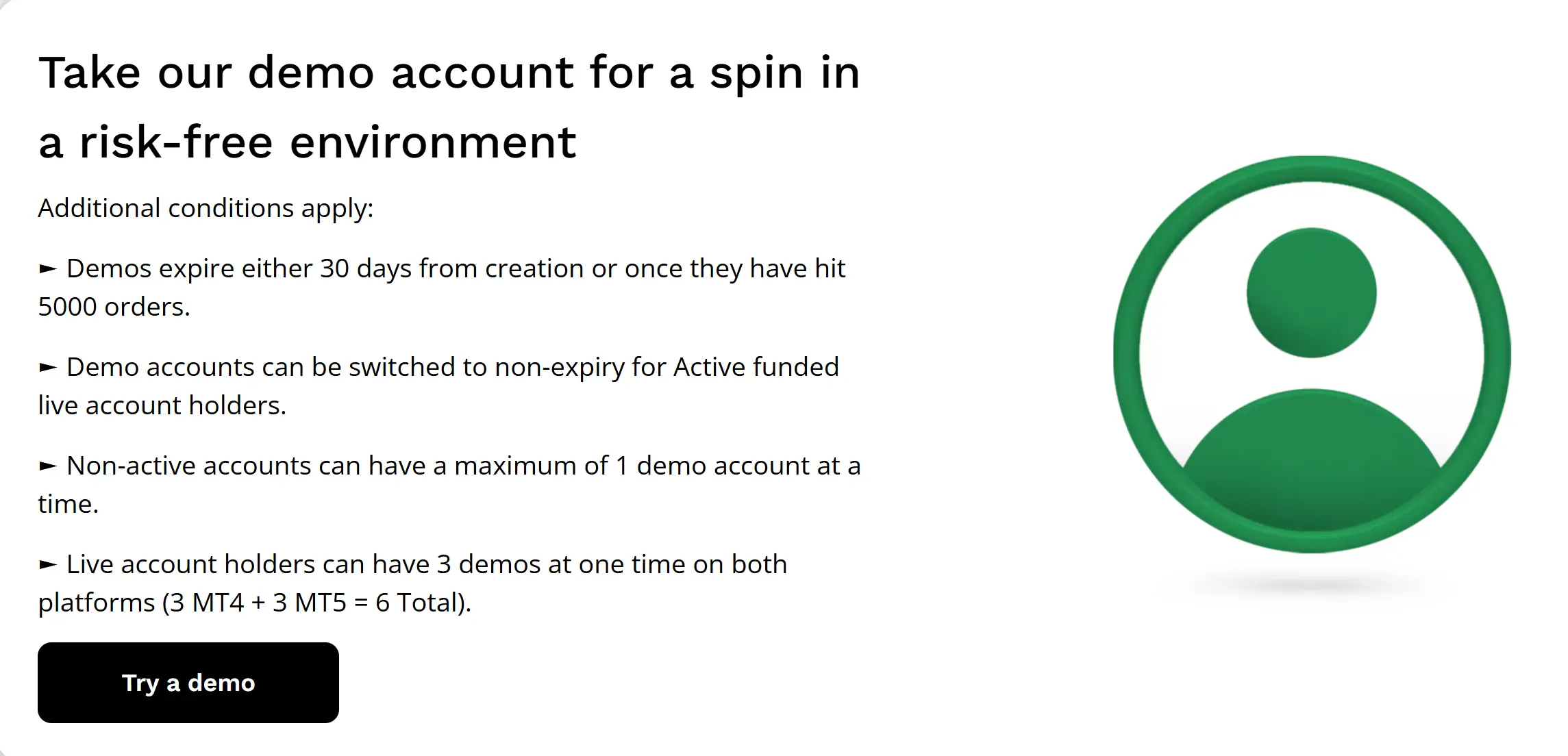 Demo account