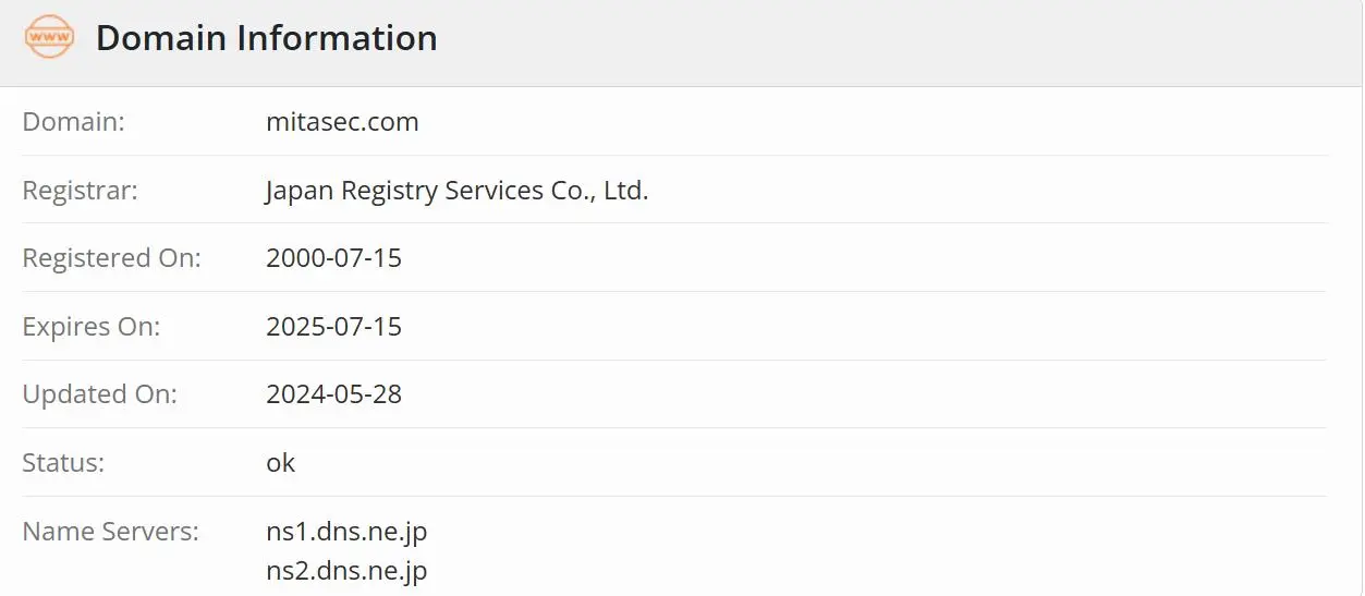 Is MITA SECURITIES Legit?
