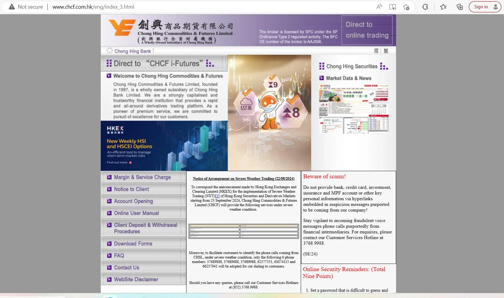 Chcf Review Summary