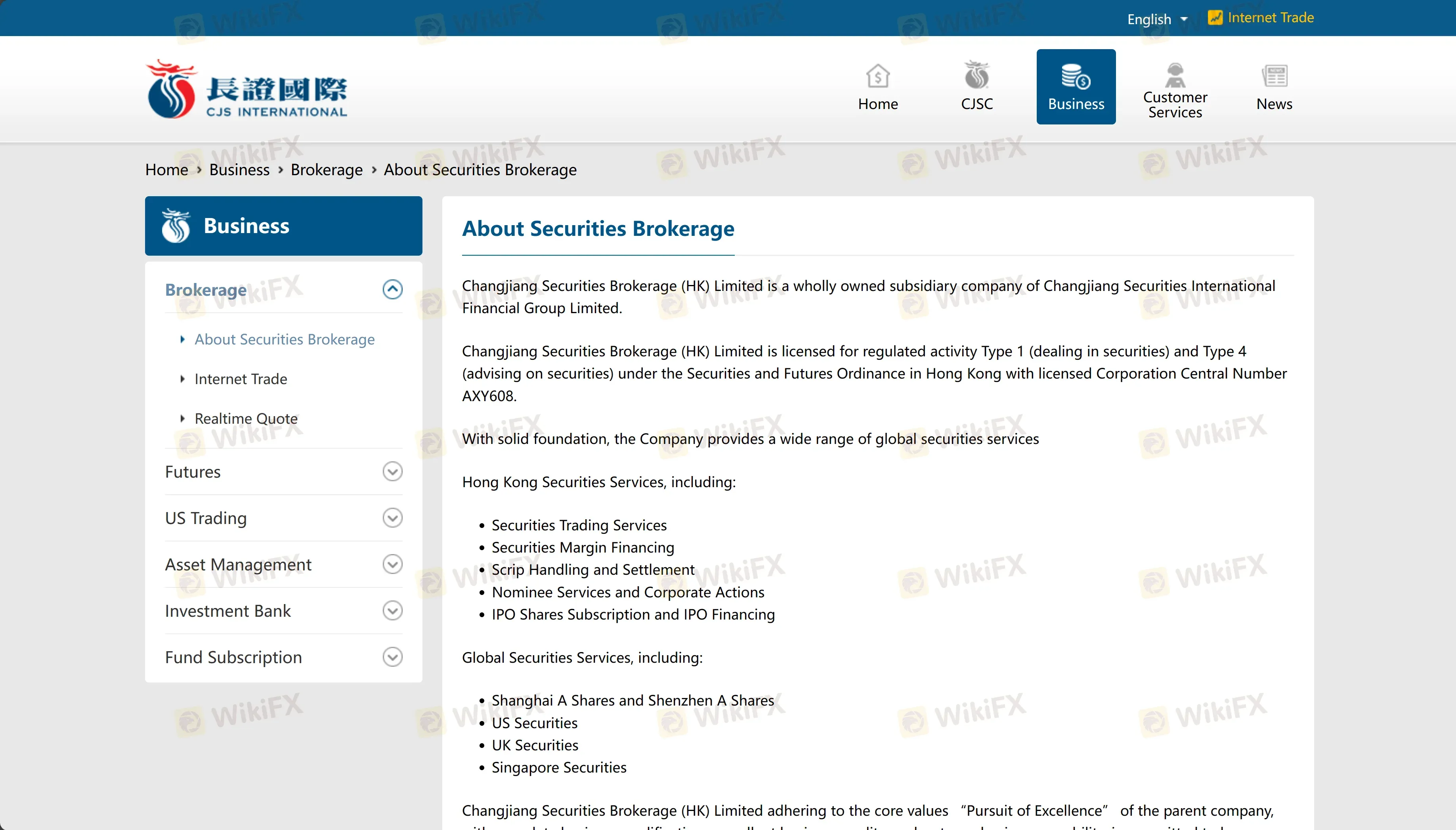 Brokerage Services