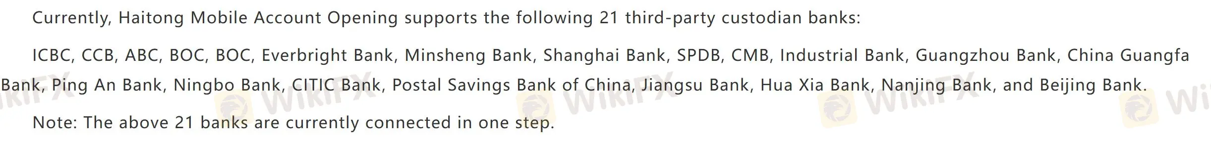 Deposit and Withdrawal