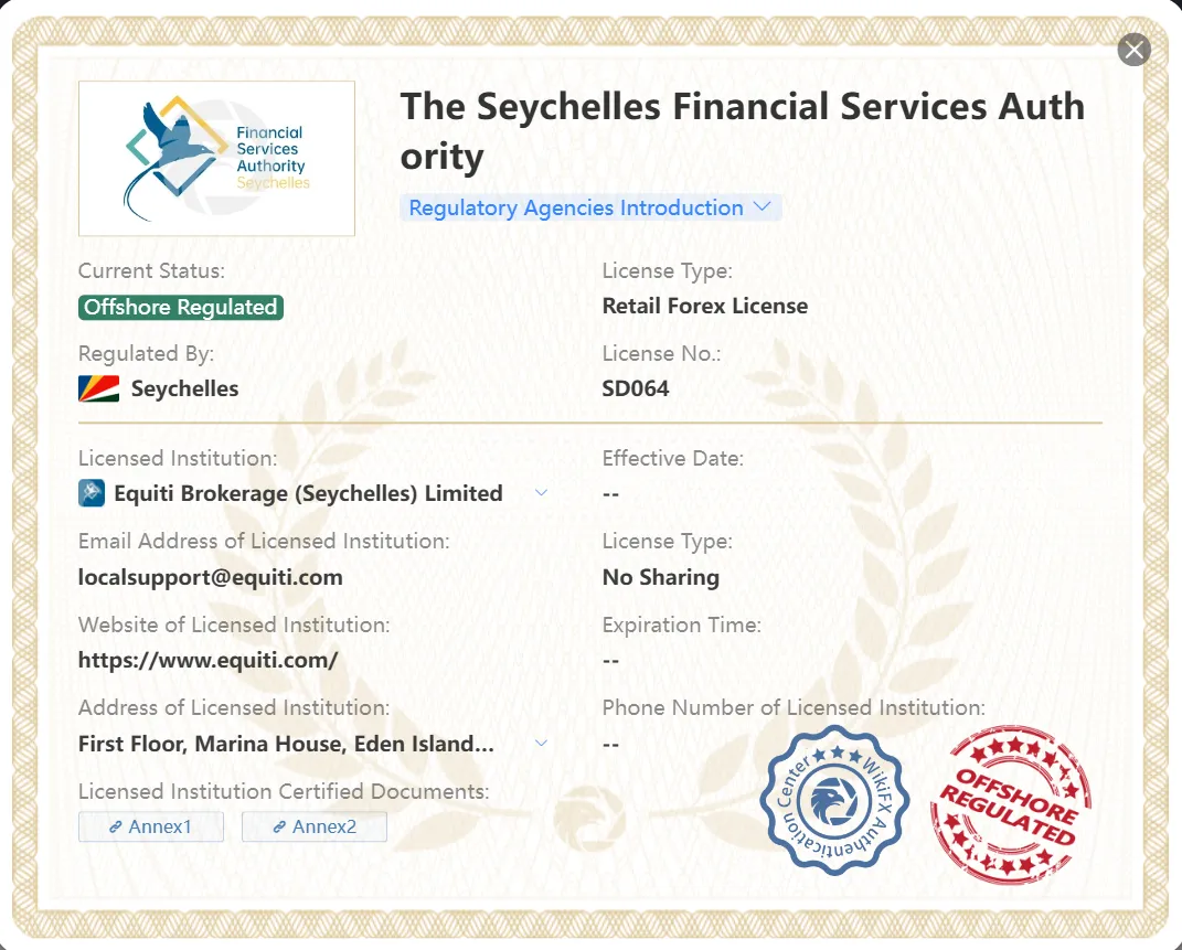 Offshore regulated by FSA