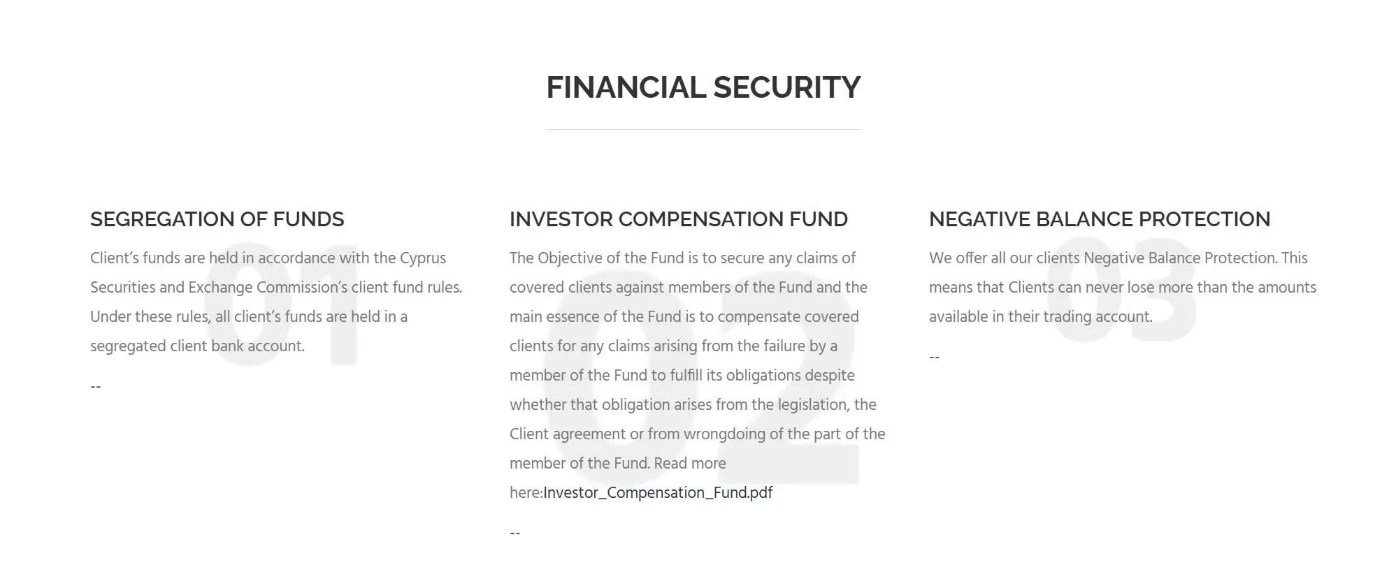 Financial security