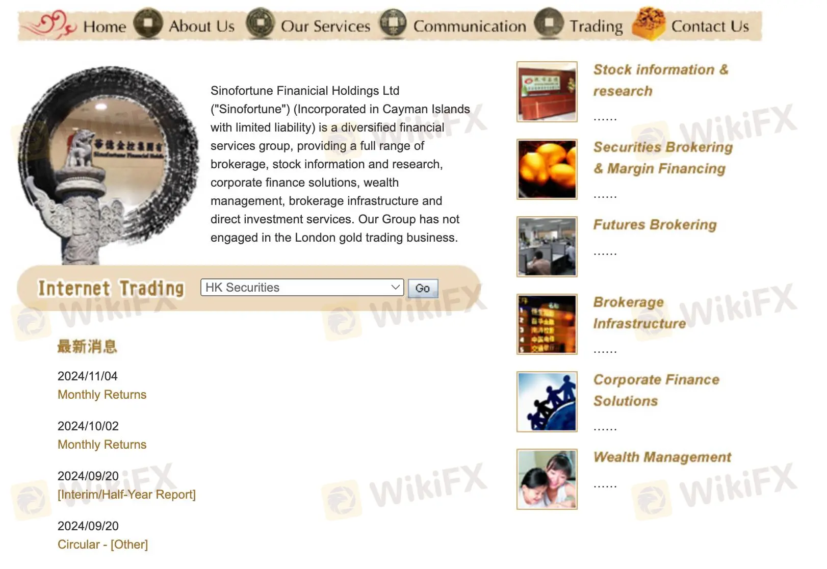 What Can I Trade on Sinofortune?