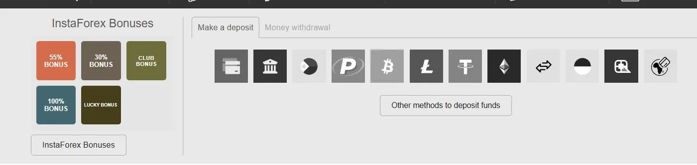 Deposit and Withdrawal