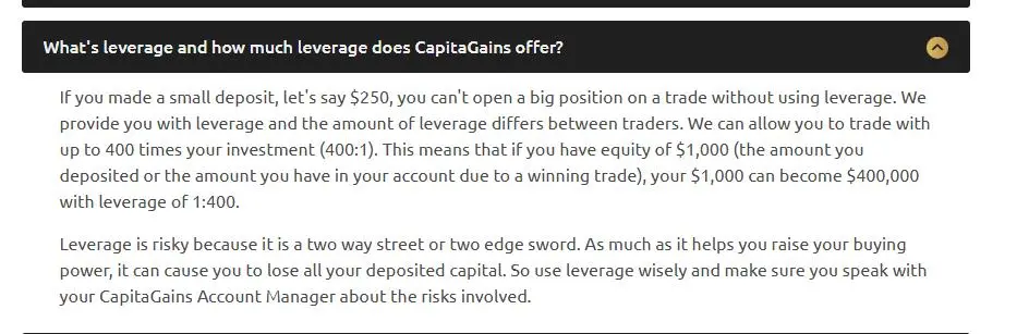 Leverage