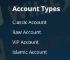 نوع الحساب
