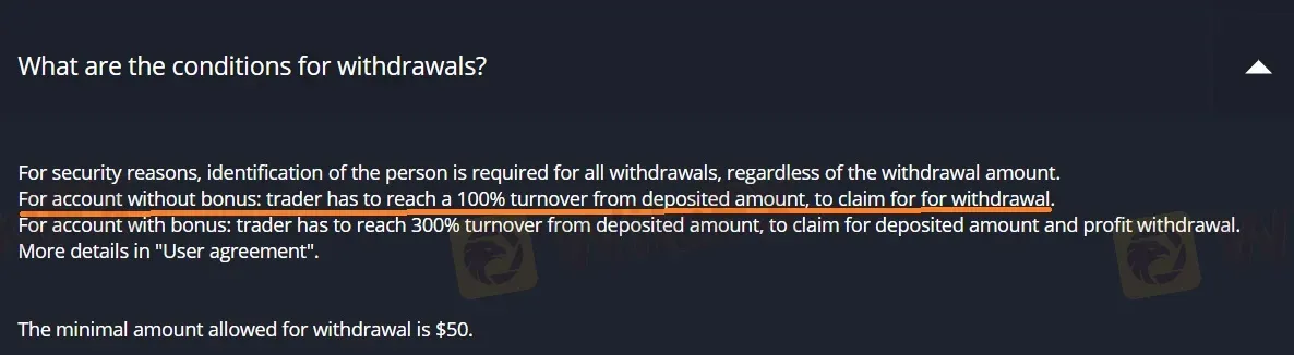 Deposit and Withdrawal