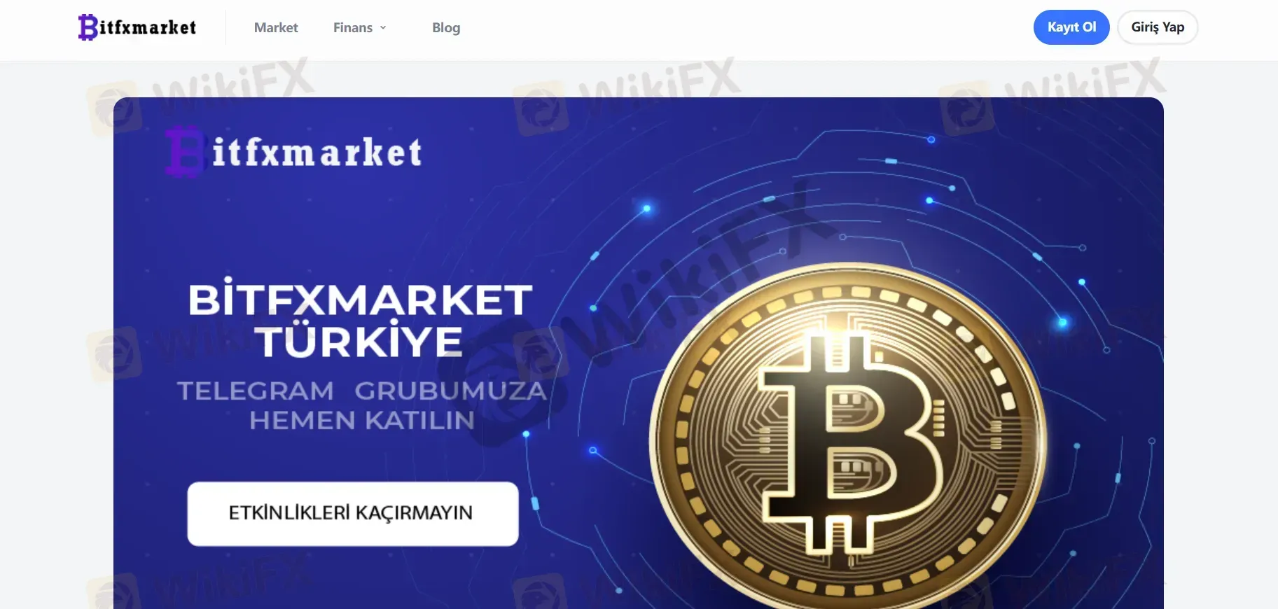 BitFxMarket's homepage