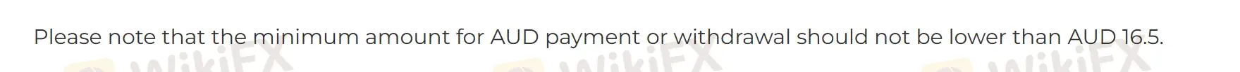 Deposit and Withdrawal Deposit and Withdrawal