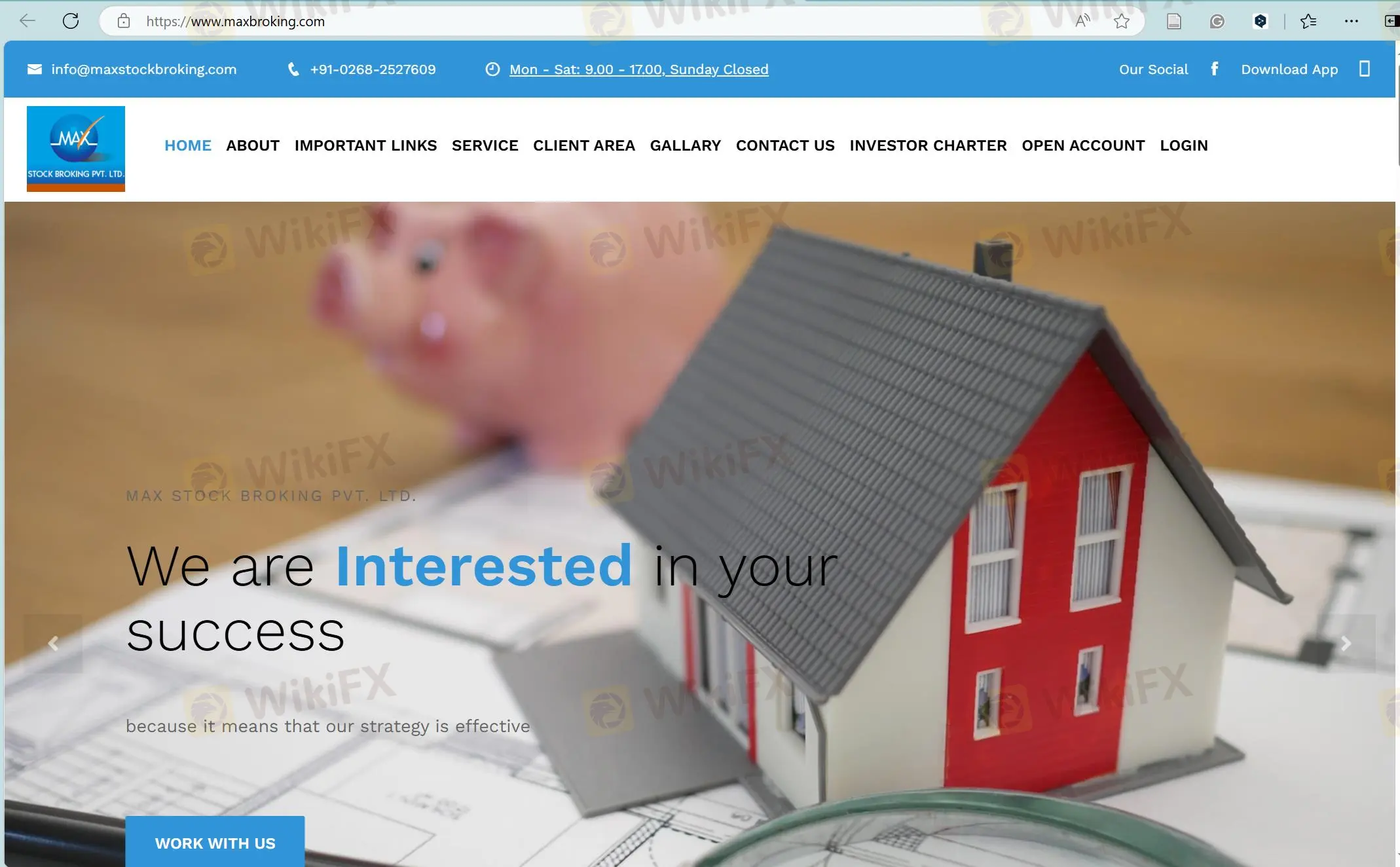 Página principal de Max