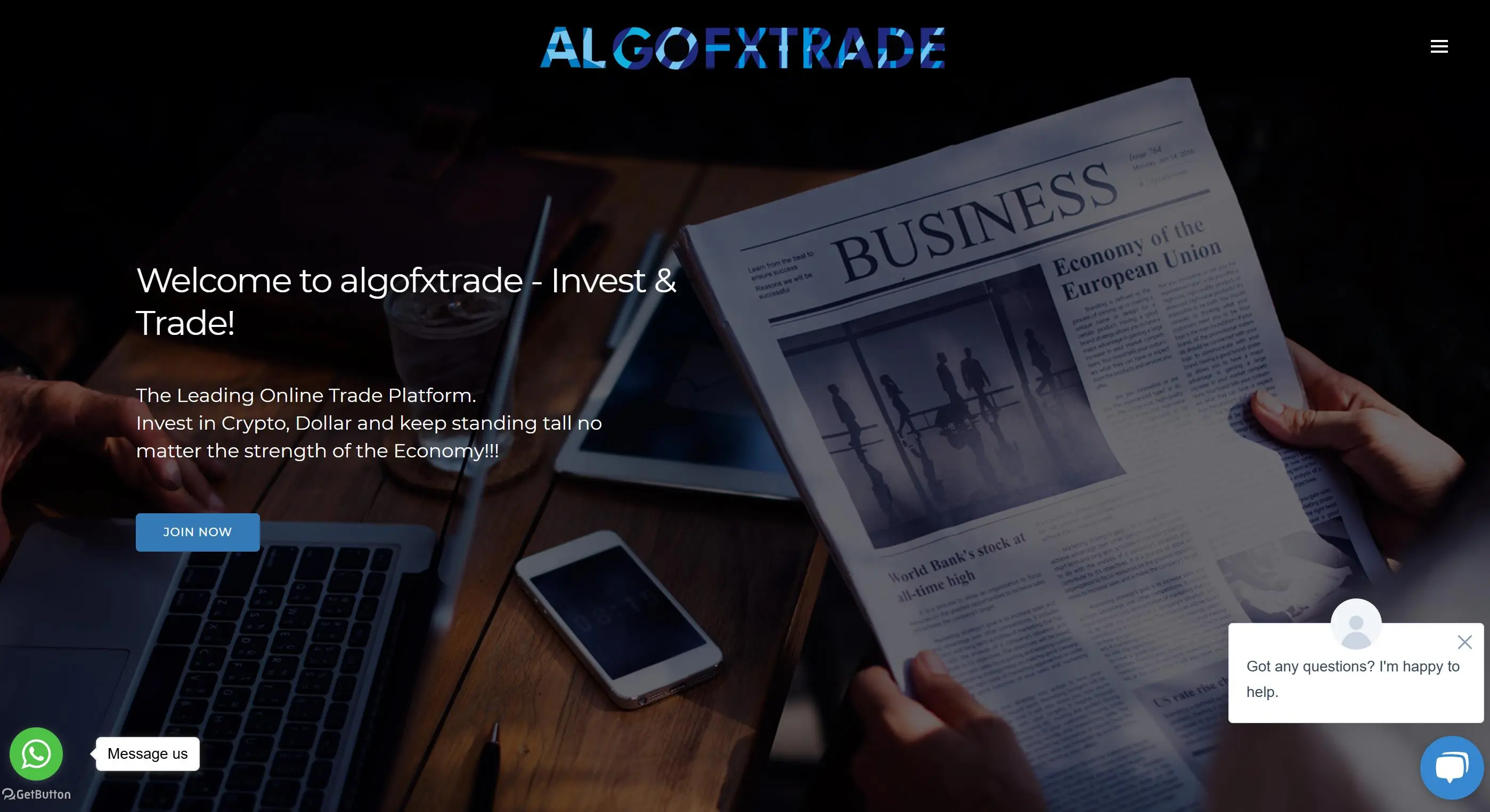Algofxtrade信息 Algofxtrade信息