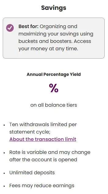 Savings Savings