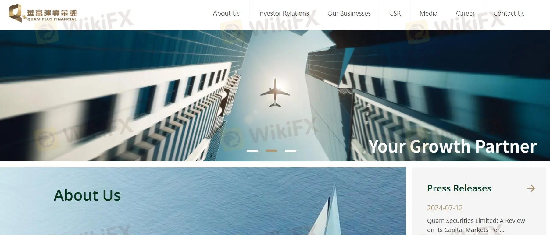 Quam Plus Financial Information