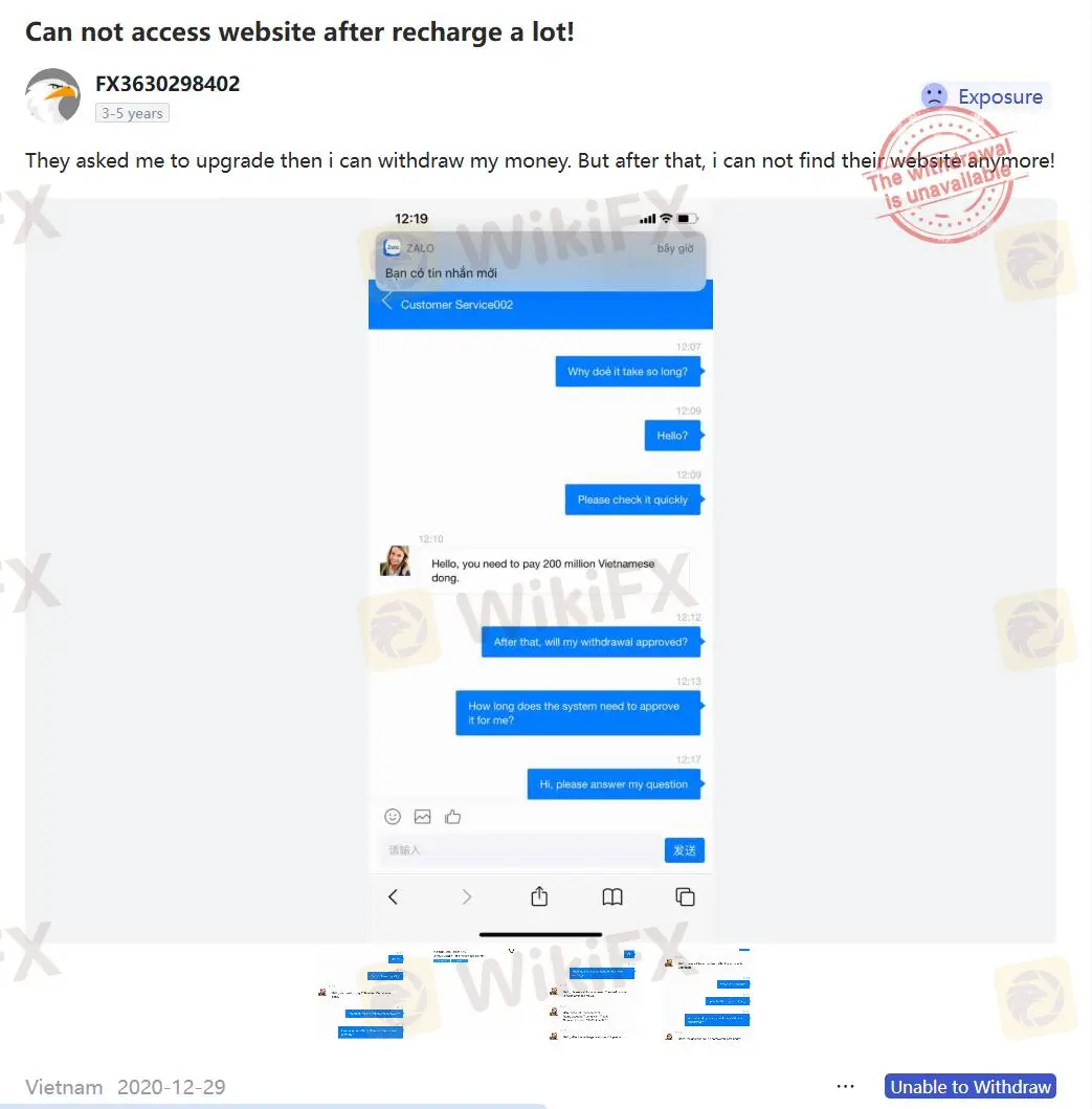 Negative Yuheng Capital Reviews on WikiFX