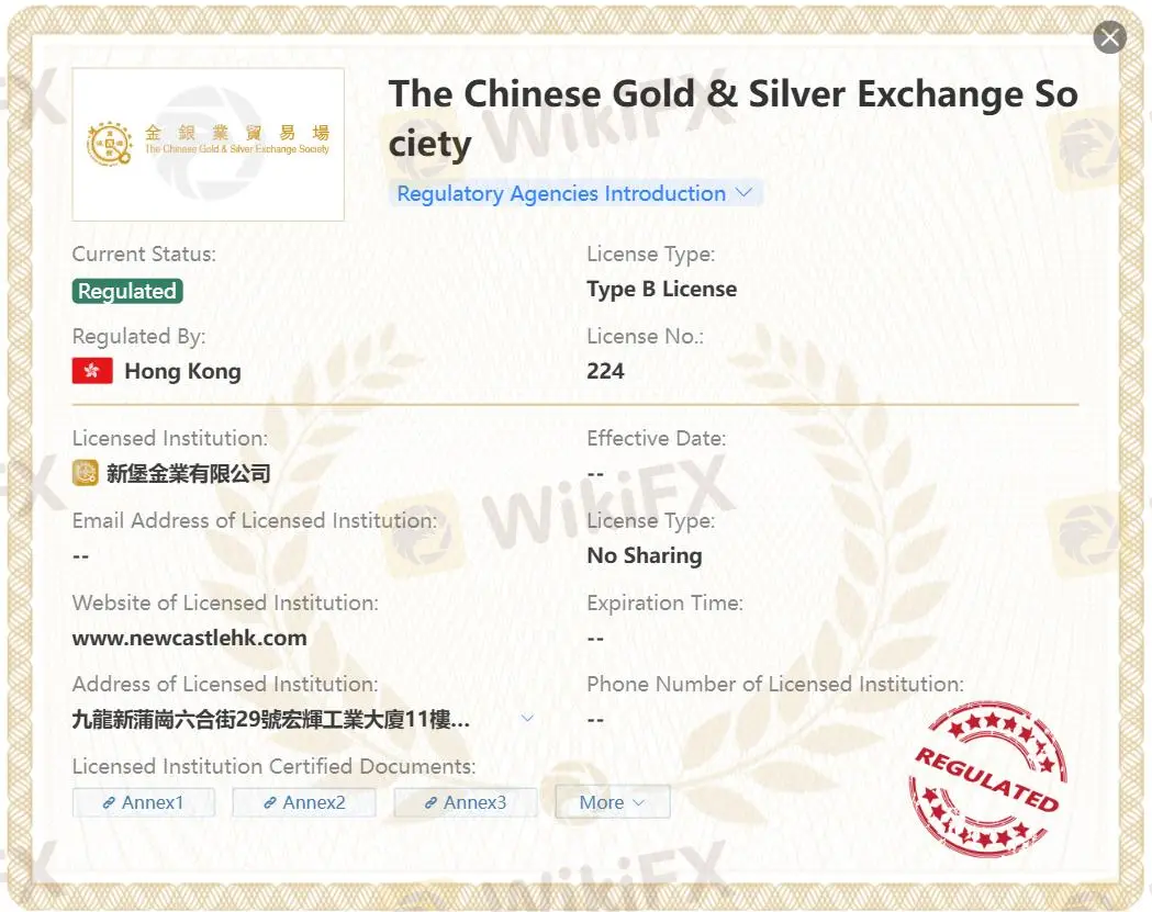 Is NEW CASTLE Legit?