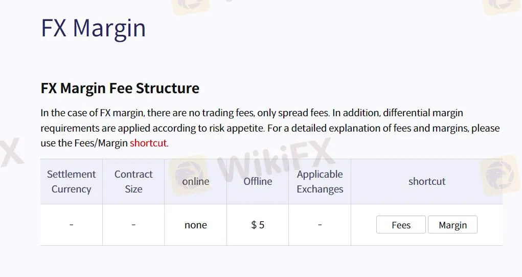 FX Margin Fee