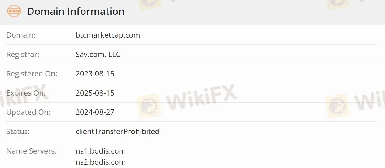 BtcMarketCap是否合法？