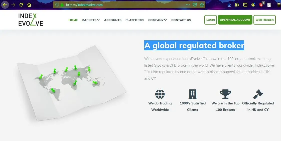 IndexEvolve's homepage IndexEvolve's homepage