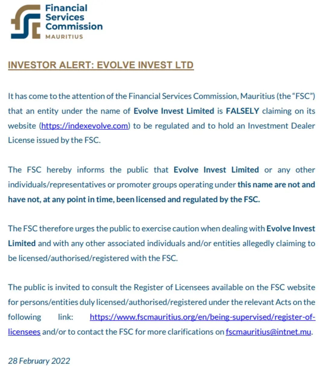 FSC warning FSC warning