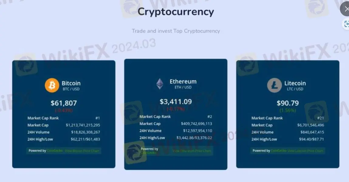 Tôi có thể giao dịch gì trên CryptoXtreme?