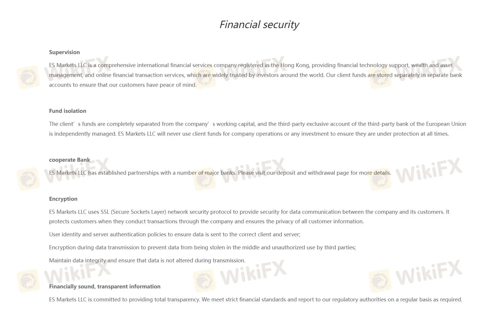 Financial security