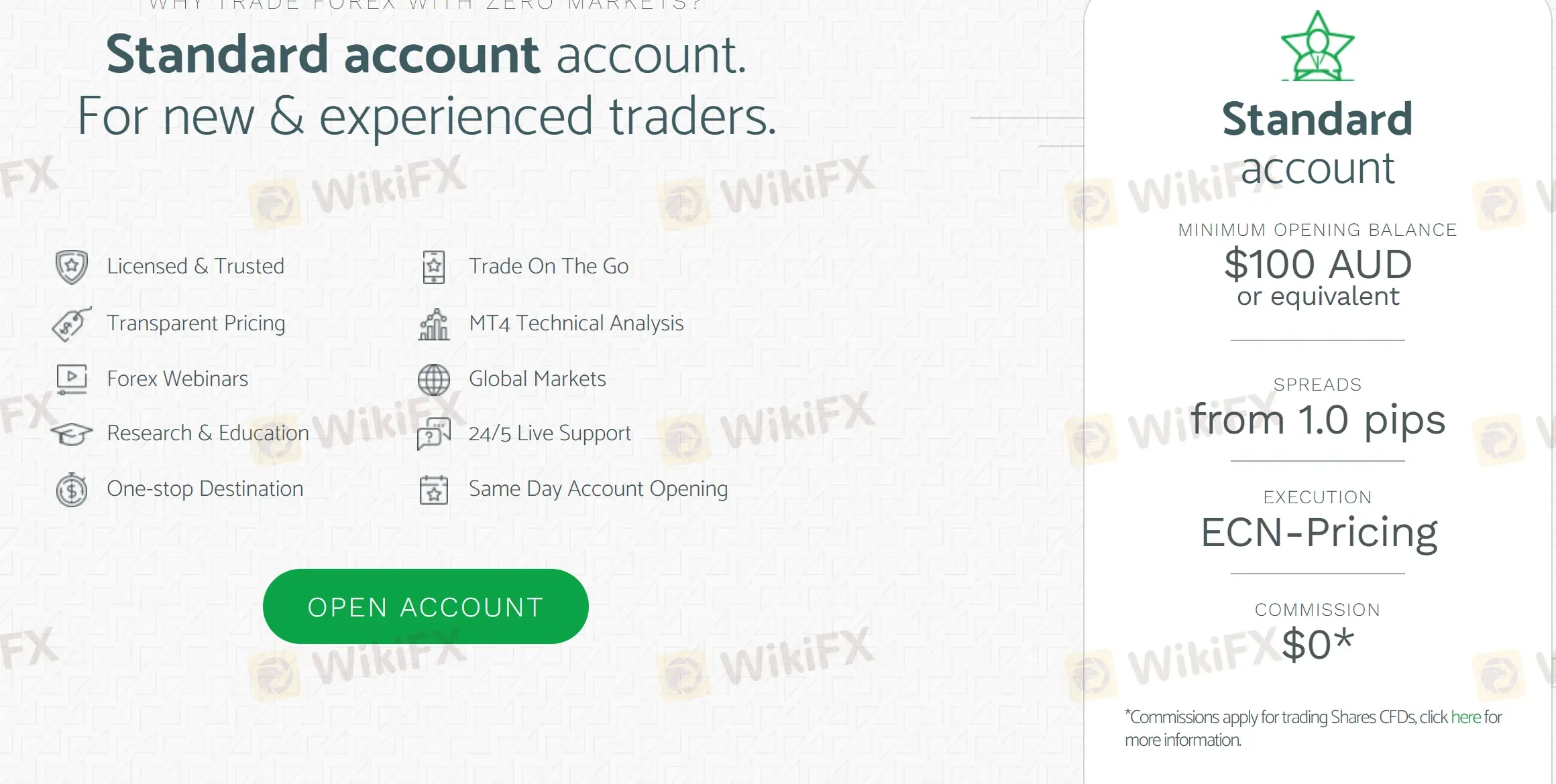 Standard account Standard account