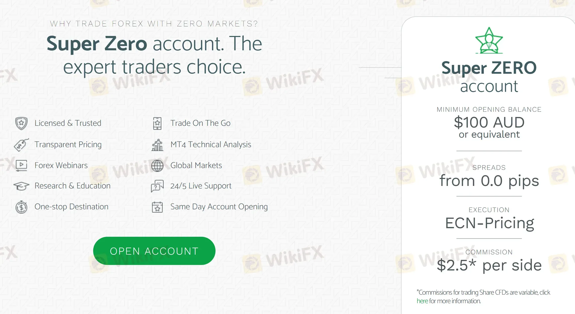 Super Zero account Super Zero account