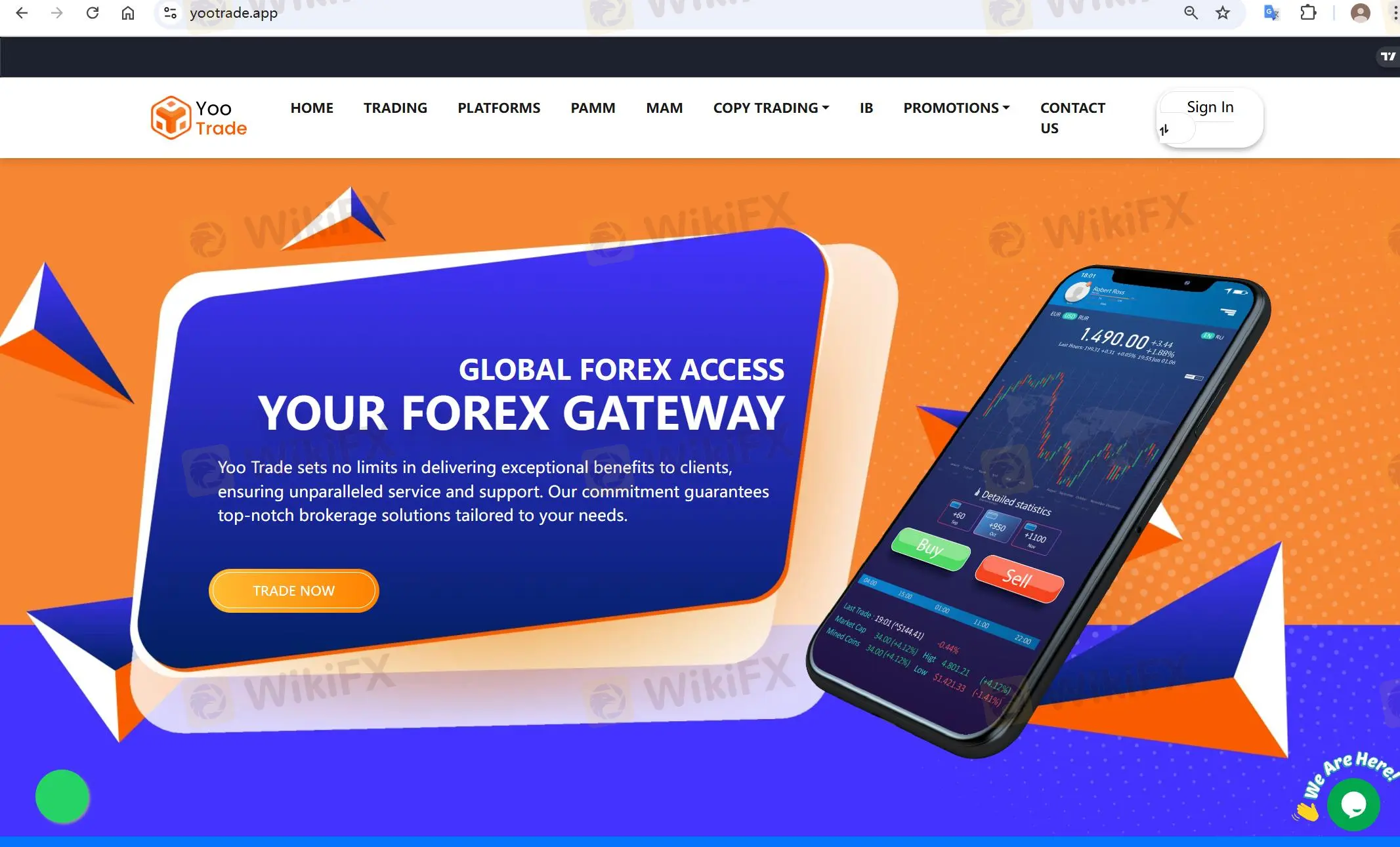 Yoo Trade's homepage