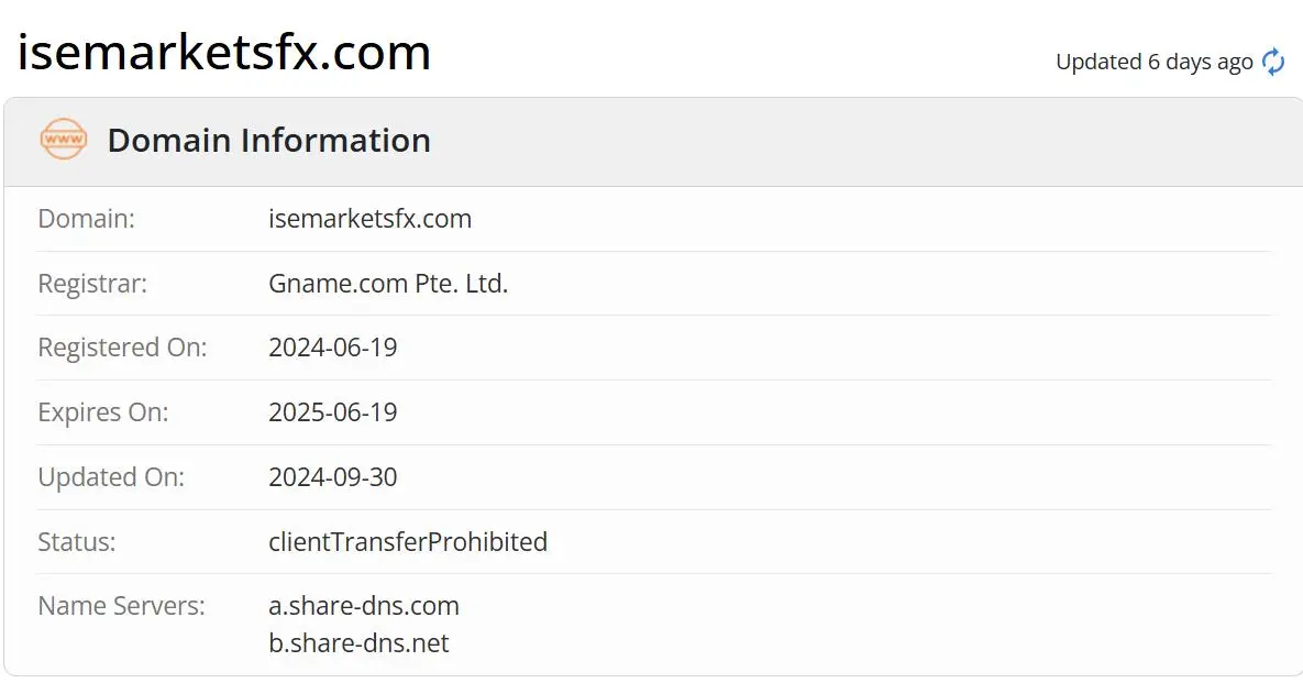 Domain information