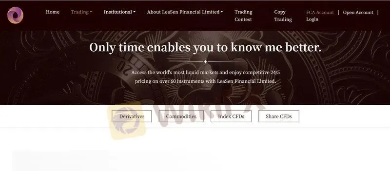 LeaSen Financial's homepage