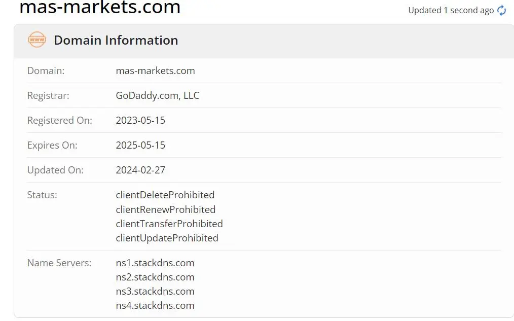 Domain information Domain information
