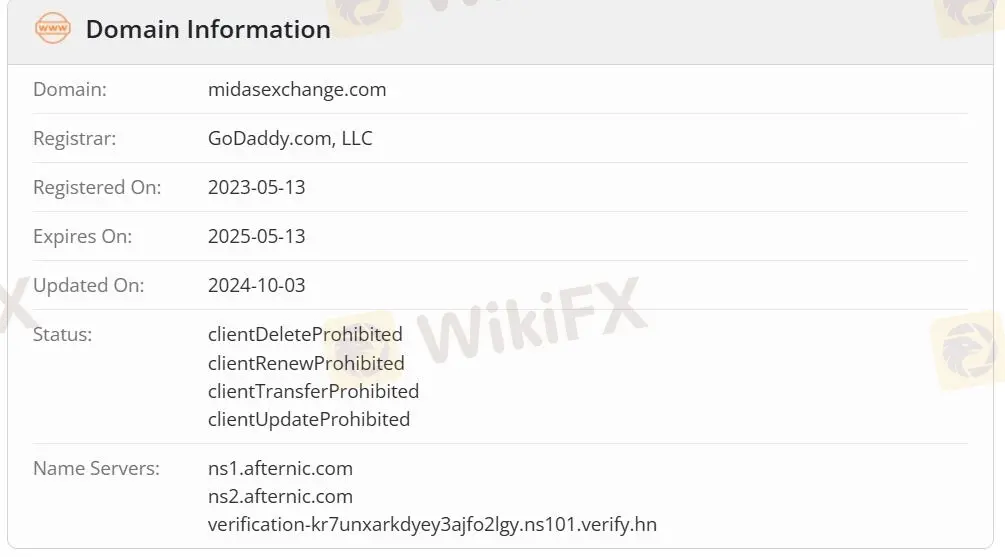 Apakah MIDAS EXCHANGE Legal?