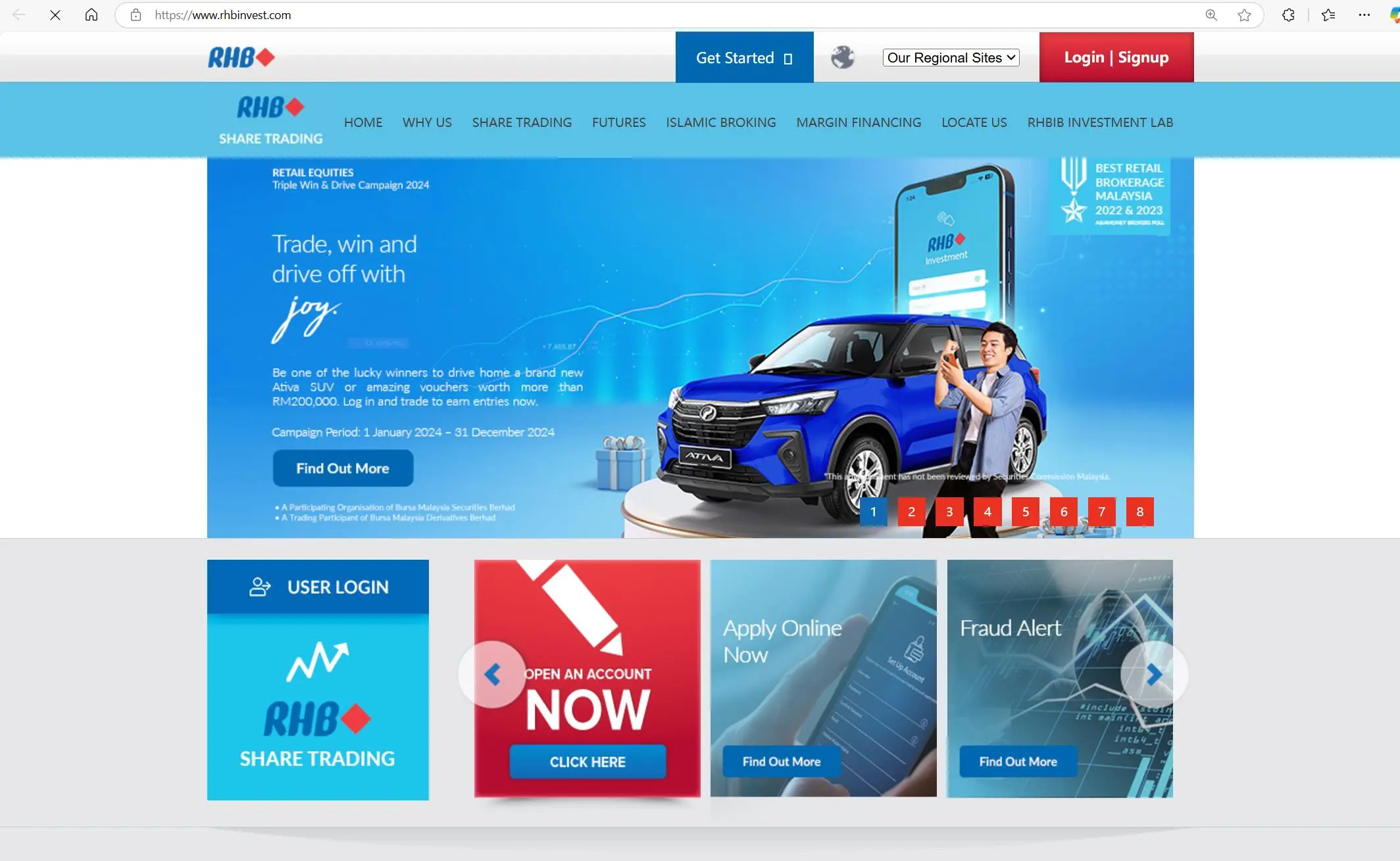 RHB's homepage RHB's homepage