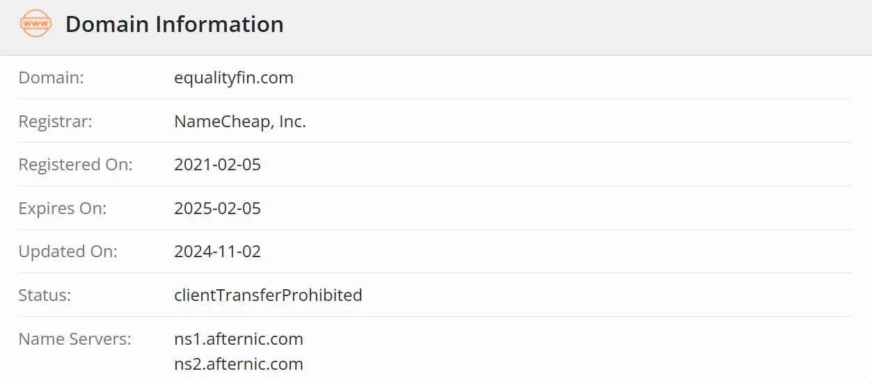 Is EqualityFin Legit?