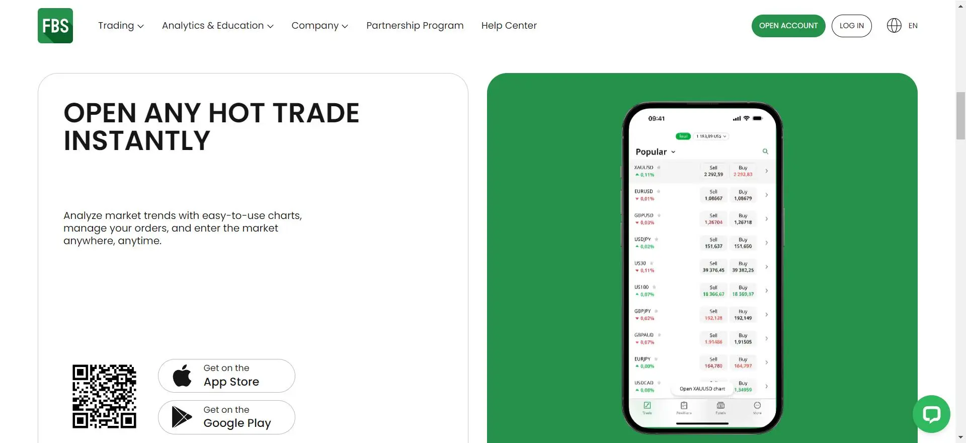 FBS Trading Platforms FBS Trading Platforms