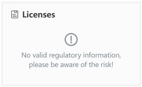 No license