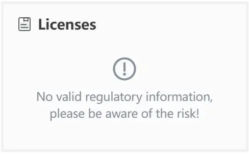 No license