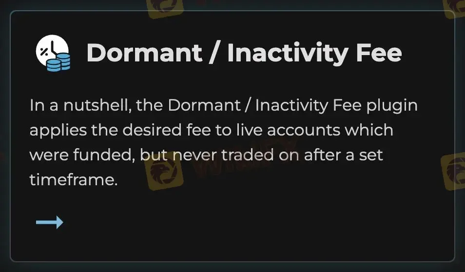 Dormant/Inactivity Fee