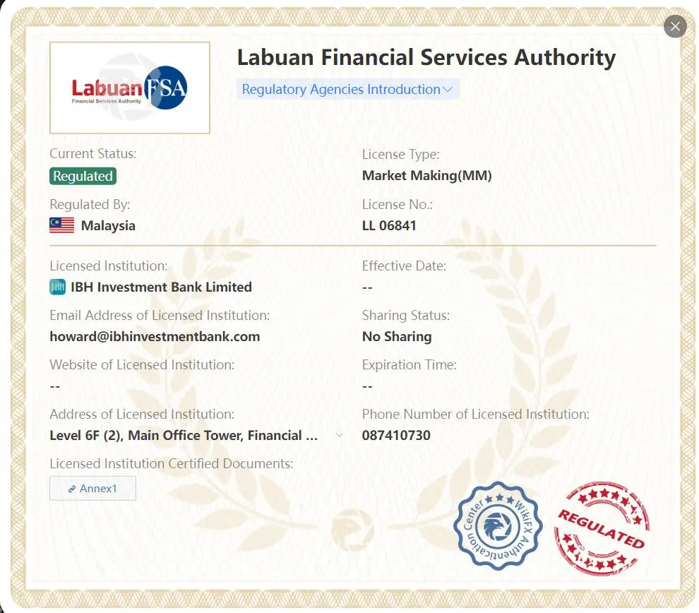 Regulated by LFSA