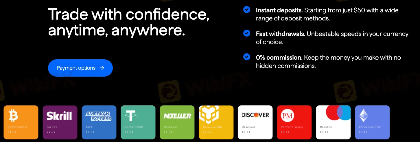 Deposits & Withdrawals