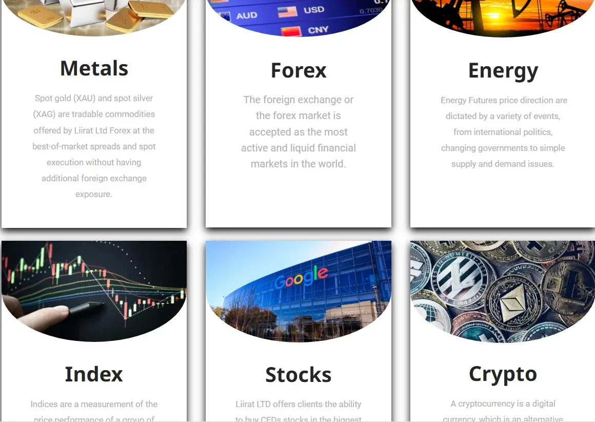 What Can I Trade on Liirat?